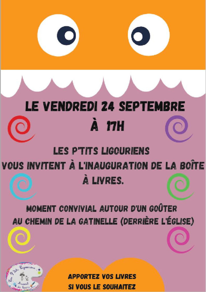 Inauguration boite à livres