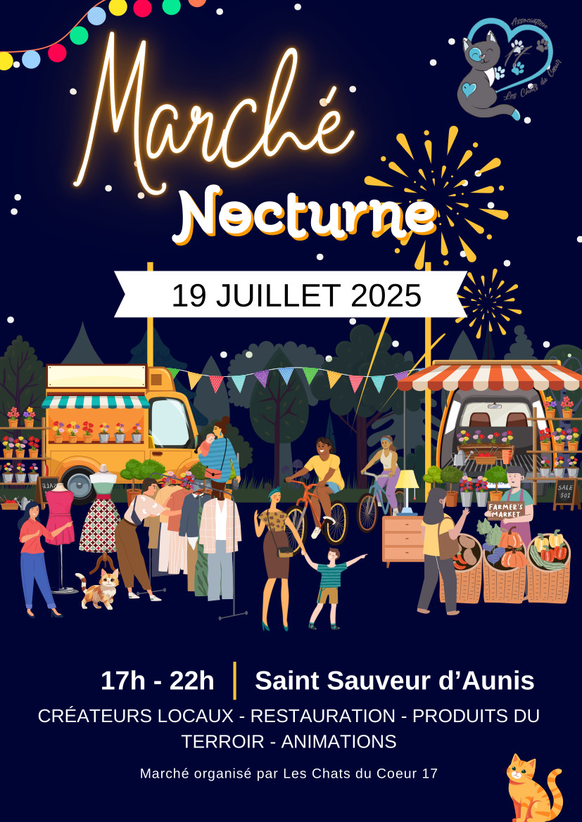 Lire la suite à propos de l’article 19 juillet 2025 – Marché nocturne
