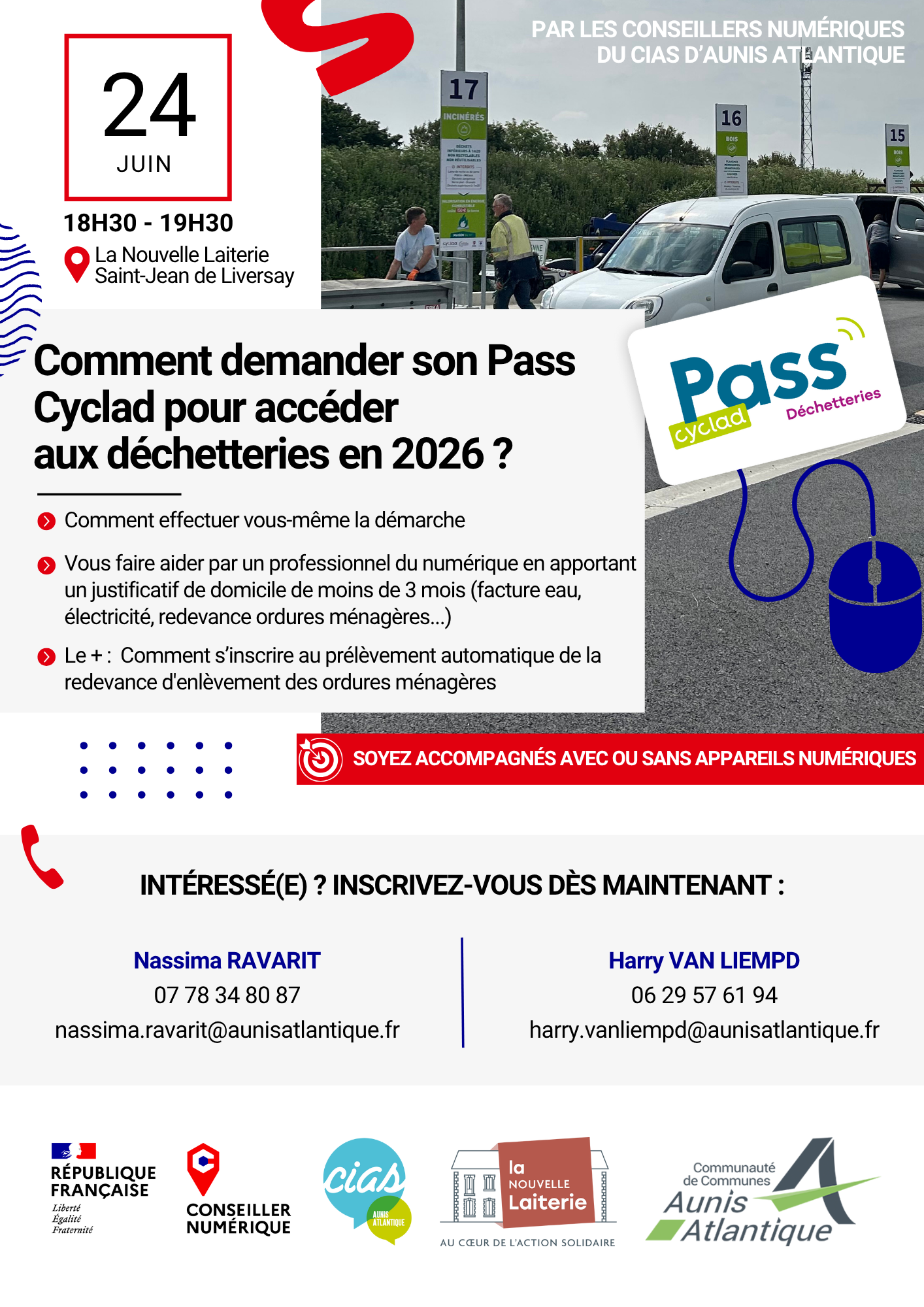Lire la suite à propos de l’article 24 juin 2025 – Comment demander son Pass Cyclad ?