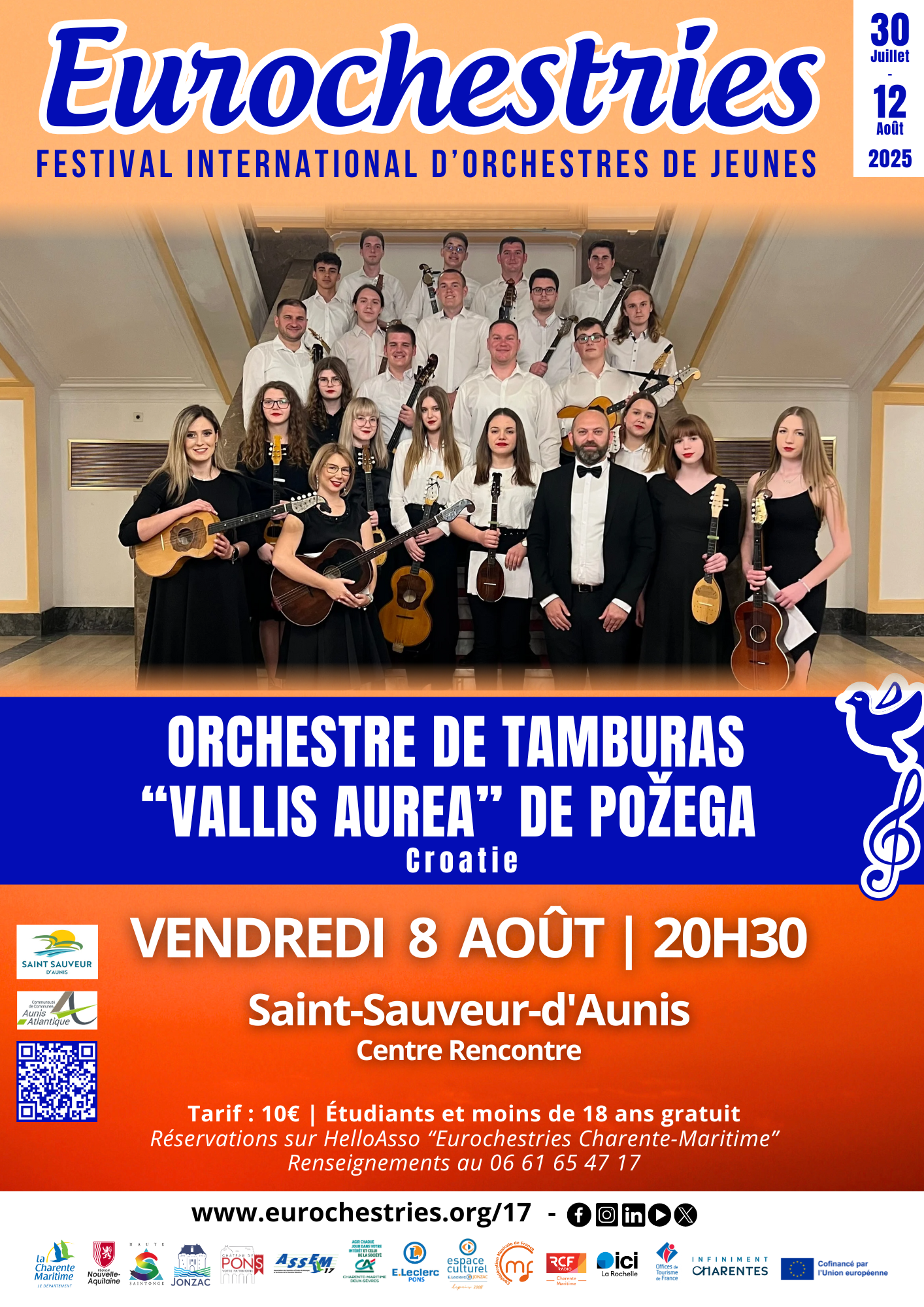 Lire la suite à propos de l’article 08 août 2025 – Concert Eurochestries