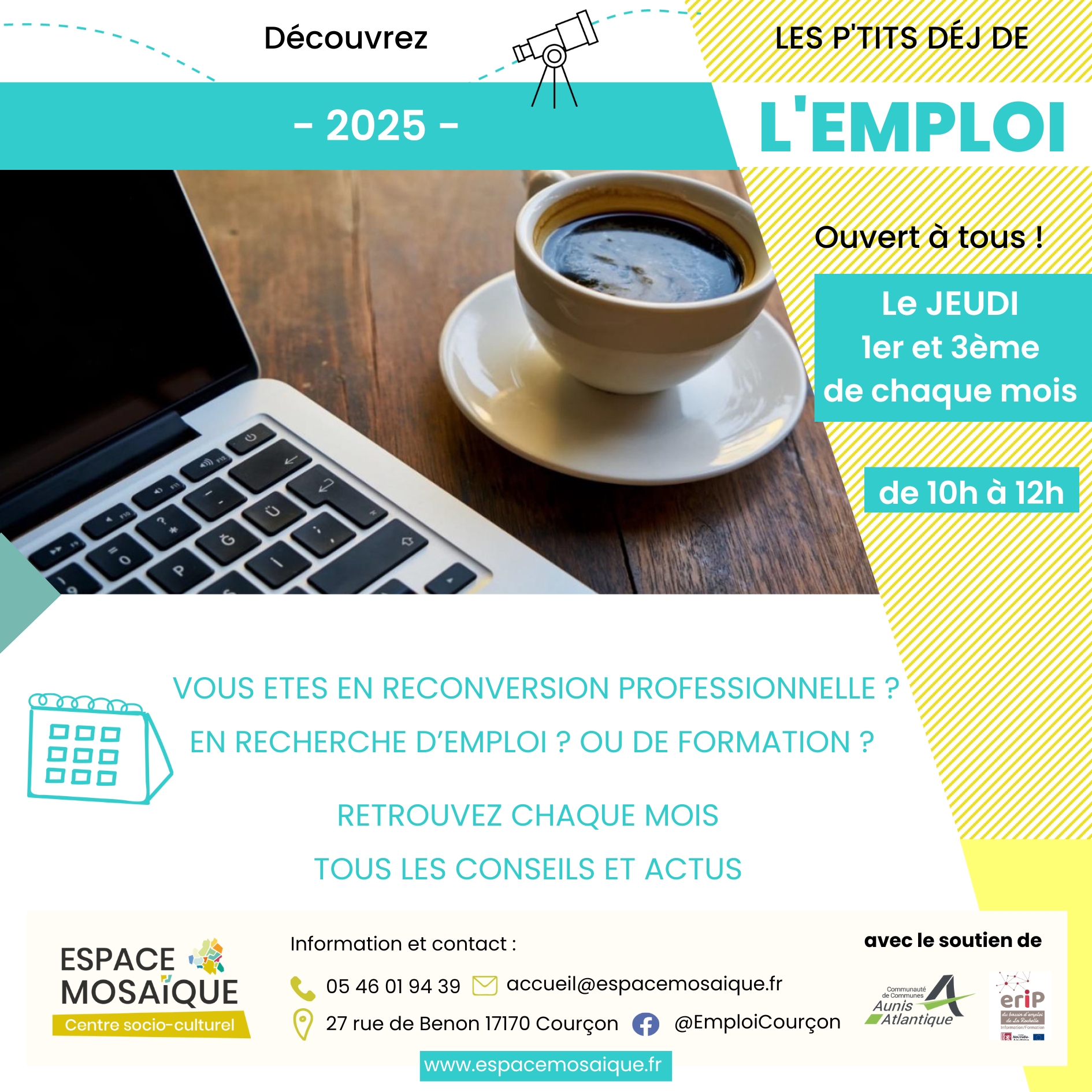 Lire la suite à propos de l’article P’tit dej de l’emploi